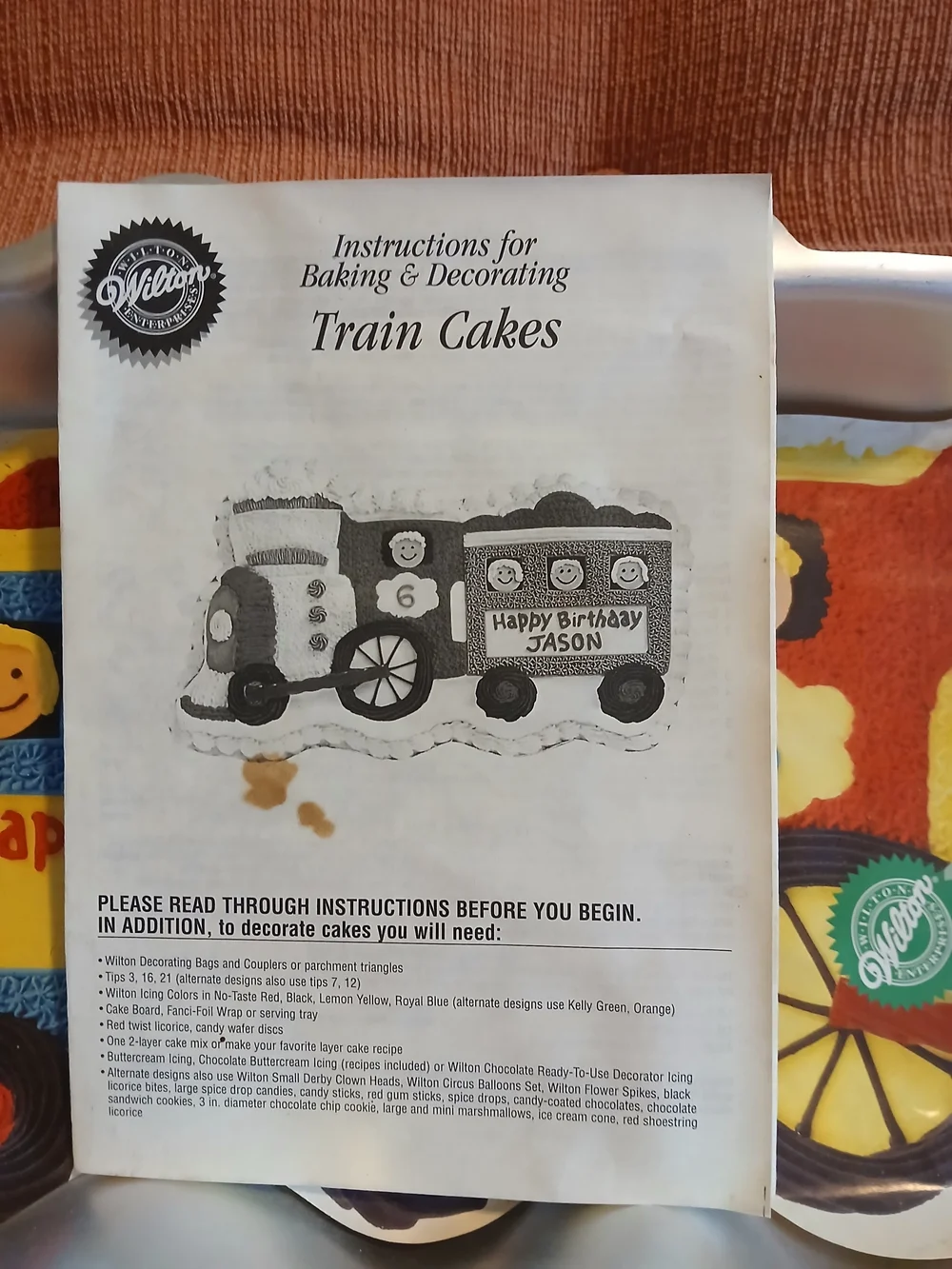 Wilton train shaped